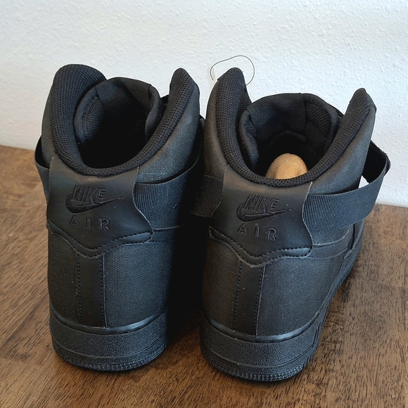 Nike Air Force 1 '07 Black/Black High-Top Sneakers Men's 11 NEW - Picture 4 of 11